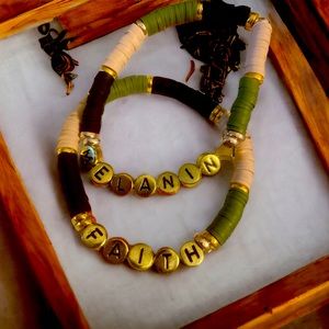 Custom name Stanley Cup Tumbler Bracelets Any name or word of your choice!